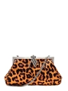 ATTICO ATTICO LEOPARD PRINT CLUTCH BAG