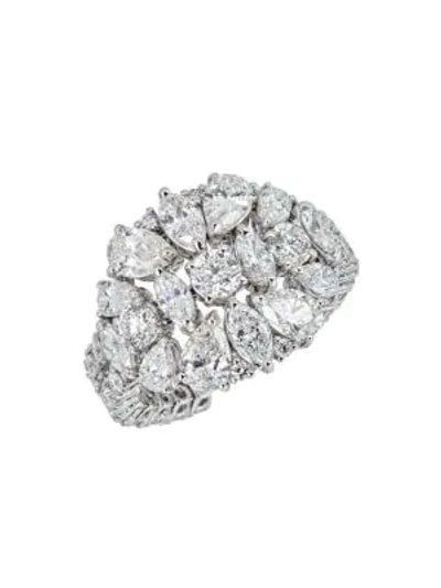 Zydo Women's Luminal 18k White Gold & Diamond Flexible Cocktail Ring In Diamond White Gold