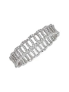 ZYDO 18K WHITE GOLD & DIAMOND STRETCH BRACELET,400010750562