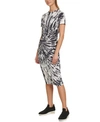 DKNY SPORT TIE-DYED RUCHED T-SHIRT DRESS
