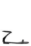 Giuseppe Zanotti Catia Flats In Black Leather In Black