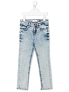 Philipp Plein Mid-rise Slim Jeans In Blue
