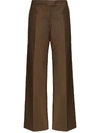 MATERIEL HIGH-WAISTED WIDE-LEG TROUSERS