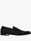 JOHN LOBB THORNE GRAINED-LEATHER LOAFERS