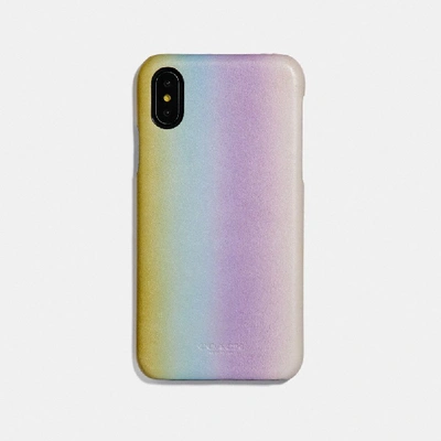 Coach Iphone X/xs Case With Ombre In Multi