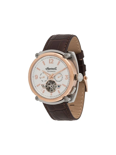 Ingersoll Watches 1892 The Michigan Chronograph Watch In Brown