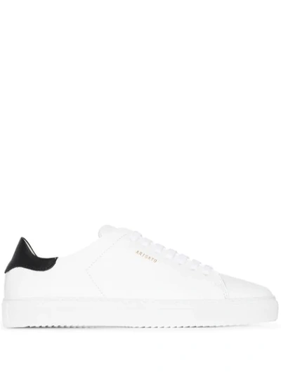 Axel Arigato White And Black Clean 90 Leather Sneakers