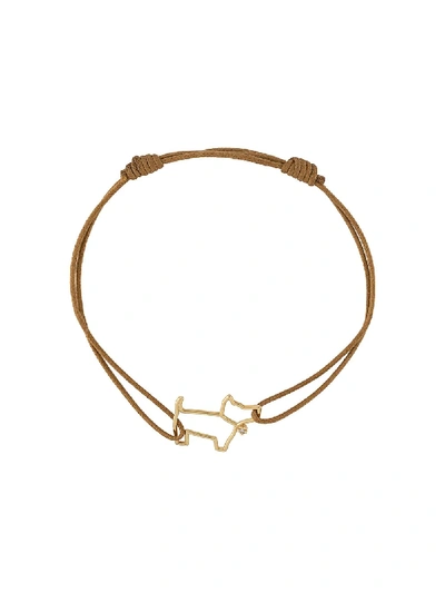 Aliita Dog Charm Bracelet In Gold