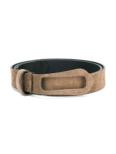 Paolo Pecora Teen Adjustable Belt In Brown