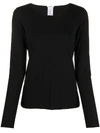 Wolford Pure Black Jersey Top