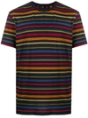 PS BY PAUL SMITH STRIPE-PRINT ROUND-NECK T-SHIRT