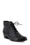 Spring Step Heroic Bootie In Black Multi Leather