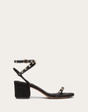 VALENTINO GARAVANI VALENTINO GARAVANI ROCKSTUD CALFSKIN SANDAL 65 MM