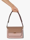 Marni Pink Trunk Medium Leather Shoulder Bag