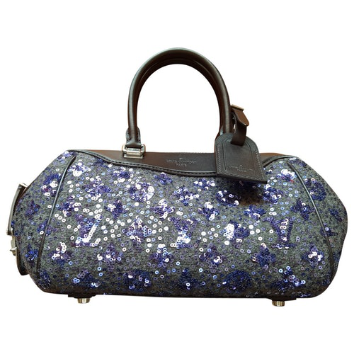 Pre-Owned Louis Vuitton Blue Glitter Handbag | ModeSens