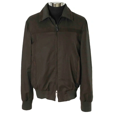 Pre-owned Ermenegildo Zegna Brown Cotton Jacket