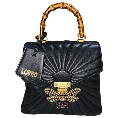 gucci queen margaret black bag