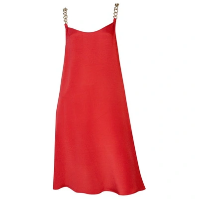 Pre-owned Stephan Janson Red Silk Dress