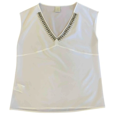 Pre-owned Pinko Camisole In White