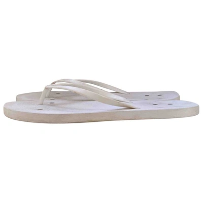 Pre-owned Rick Owens Drkshdw White Sandals