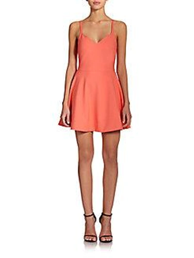 Elizabeth And James Delia Fit-and-flare Dress In Bellini