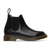 COMME DES GARÇONS COMME DES GARÇONS COMME DES GARCONS COMME DES GARCONS BLACK DR. MARTENS EDITION MADE IN ENGLAND CHELSEA BOOTS