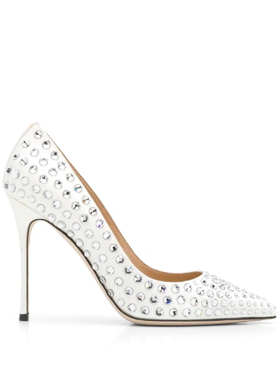 Sergio Rossi Godiva Pointed Pumps In White