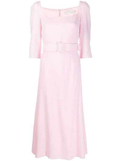 Goat Jubilee Belted Dress In Pink