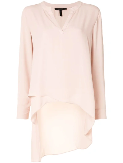 Bcbg Max Azria Asymmetrisches Oberteil In Pink