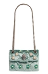 KURT GEIGER MINI KENSINGTON EMBELLISHED VELVET CROSSBODY BAG,0924980609