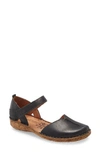 Josef Seibel Rosalie 42 Wedge Pump In Black Leather