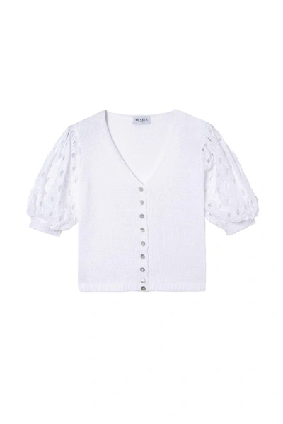 Musier Paris Cardigan Fiona In White