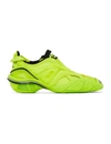 Balenciaga Tyrex Mesh-detailed Rubber Sneakers In Yellow