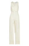 ALEKSANDRE AKHALKATSISHVILI SLIM VEST COTTON JUMPSUIT,791675