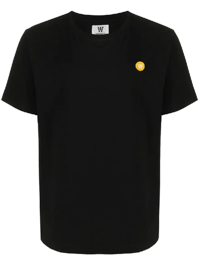 Wood Wood Ace Crew-neck T-shirt In Black
