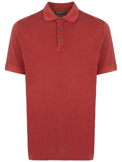 Michael Kors Klassisches Poloshirt In Red