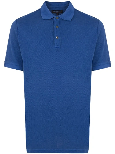 Michael Kors Classic Polo Shirt In Blue