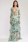 PATBO Floral Long Sleeve Beach Dress,5276988801181