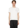 DION LEE WHITE EMBROIDERED LOGO T-SHIRT
