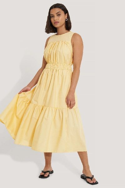 Trendyol Carmen Midi Dress - Yellow