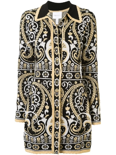 Alice Mccall Adore Baroque Patterned Jacket In Black