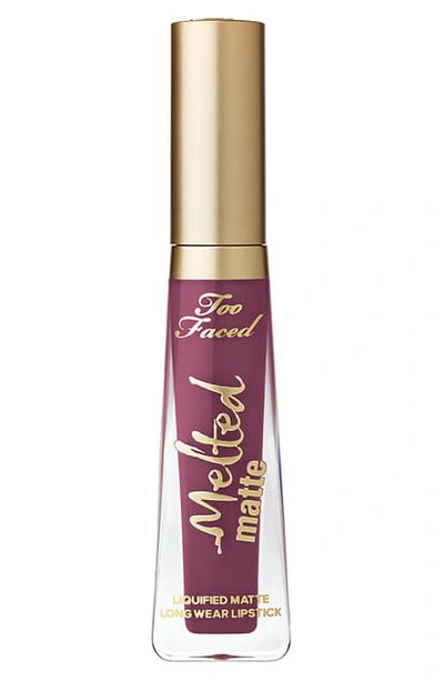 Too Faced Melted Matte Liquid Lipstick In Wine Not