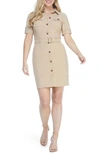 MAGGY LONDON JAYNE UTILITY SHIRTDRESS,G4537M