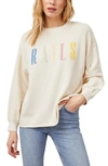 Rails Signature Logo Sweatshirt In Ivory