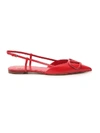 VALENTINO GARAVANI VALENTINO VLOGO SLINGBACK BALLERINA FLATS