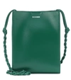 JIL SANDER TANGLE SMALL LEATHER SHOULDER BAG,P00487545