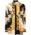 VERSACE BAROCCO ACANTHUS SILK SHIRT,P00494392