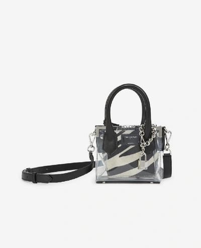 The Kooples Transparente Nano-handtasche Ming In Zebra