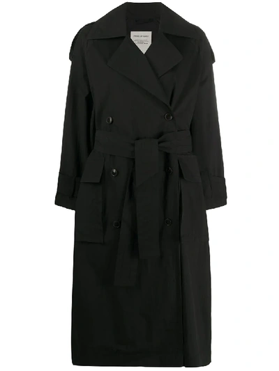 A Kind Of Guise Moringa Belted Trench Coat In Blue