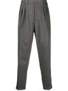 BRUNELLO CUCINELLI TAPERED LEG TAILORED TROUSERS